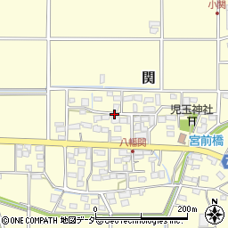 埼玉県美里町（児玉郡）関周辺の地図