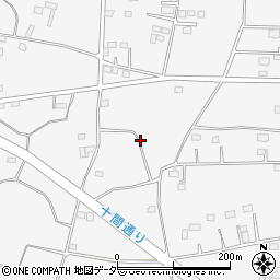 茨城県古河市稲宮周辺の地図