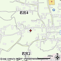 茨城県石岡市若宮周辺の地図