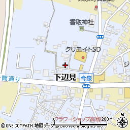 茨城県古河市下辺見2225周辺の地図