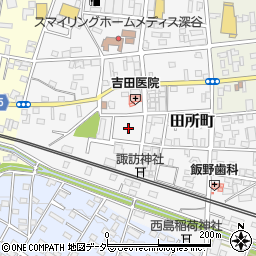 埼玉県深谷市田所町6周辺の地図