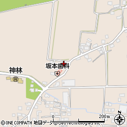 長野県松本市神林3324-4周辺の地図