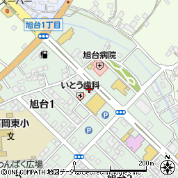 筑波銀行石岡東支店周辺の地図