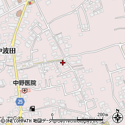 長野県松本市波田下波田5156-2周辺の地図