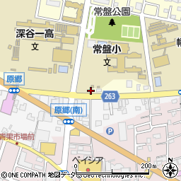埼玉県深谷市常盤町22周辺の地図
