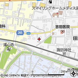 埼玉県深谷市田所町18周辺の地図