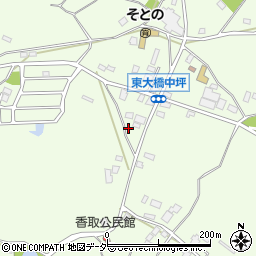茨城県石岡市東大橋2233周辺の地図