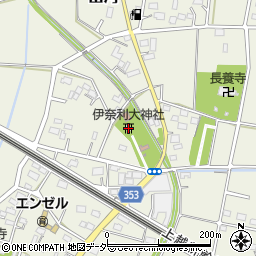 伊奈利大神社周辺の地図