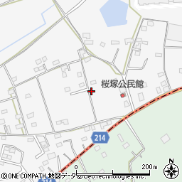 茨城県下妻市高道祖桜塚周辺の地図