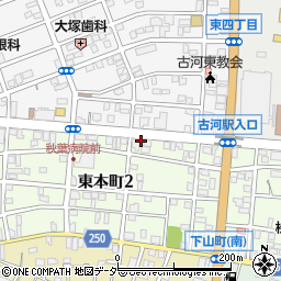 前沢　メガネ専門店周辺の地図