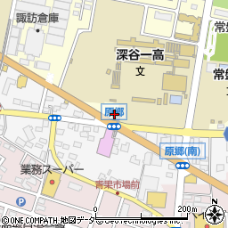 丸亀製麺深谷店周辺の地図