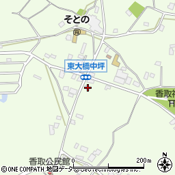 茨城県石岡市東大橋1632-2周辺の地図