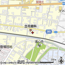 埼玉県深谷市萱場4周辺の地図