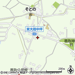 茨城県石岡市東大橋1632周辺の地図