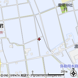 埼玉県羽生市上村君周辺の地図