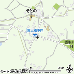 茨城県石岡市東大橋1632-1周辺の地図