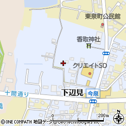 茨城県古河市下辺見2223周辺の地図