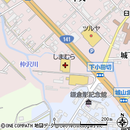 ファッションセンターしまむら臼田店周辺の地図