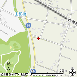 埼玉県深谷市山河98周辺の地図