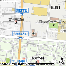茨城県警察本部　古河警察署周辺の地図