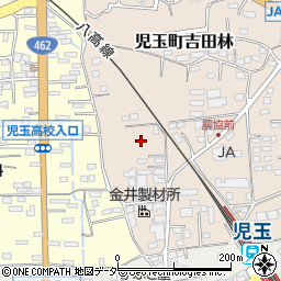 埼玉県本庄市児玉町吉田林17-8周辺の地図