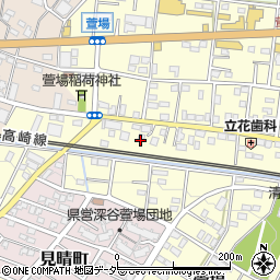 埼玉県深谷市萱場9周辺の地図