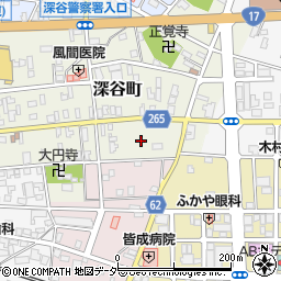 埼玉県深谷市深谷町10周辺の地図