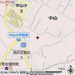 長野県松本市中山埴原北周辺の地図
