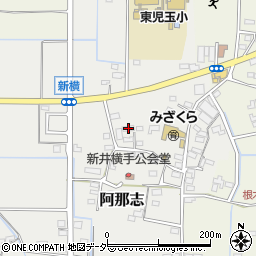 埼玉県児玉郡美里町阿那志628周辺の地図