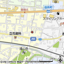 埼玉県深谷市萱場2周辺の地図