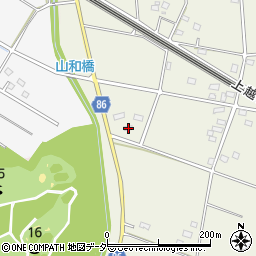 埼玉県深谷市山河108周辺の地図