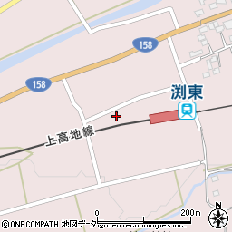 長野県松本市波田渕東4147周辺の地図