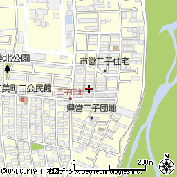 県営二子団地周辺の地図