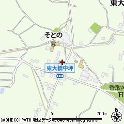 茨城県石岡市東大橋1634周辺の地図