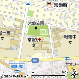 埼玉県深谷市常盤町58周辺の地図
