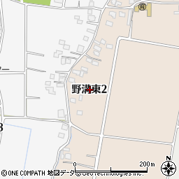 長野県松本市野溝東2丁目周辺の地図