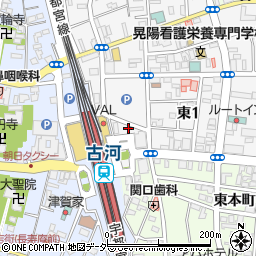 シオダ駅東駅前店周辺の地図