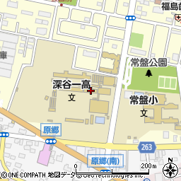 埼玉県深谷市常盤町21周辺の地図