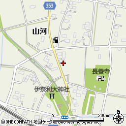 埼玉県深谷市山河1010周辺の地図