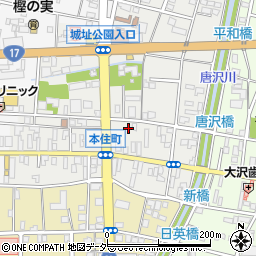 産経新聞深谷専売所周辺の地図