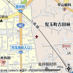 埼玉県本庄市児玉町吉田林24周辺の地図