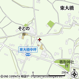 茨城県石岡市東大橋1606周辺の地図