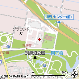熊谷市役所　老人福祉センター別府荘周辺の地図