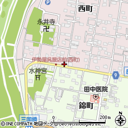 吉沢自転車店周辺の地図
