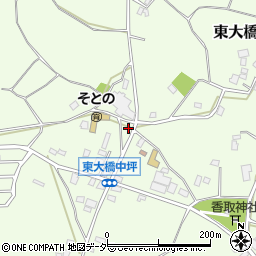 茨城県石岡市東大橋1637-1周辺の地図