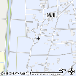 茨城県古河市諸川1447-3周辺の地図