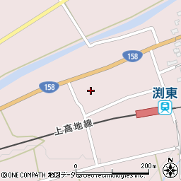 長野県松本市波田渕東4160周辺の地図