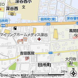 埼玉県深谷市田所町13周辺の地図