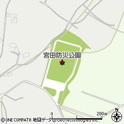 宮田防災公園周辺の地図