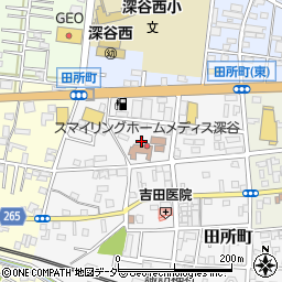埼玉県深谷市田所町12周辺の地図